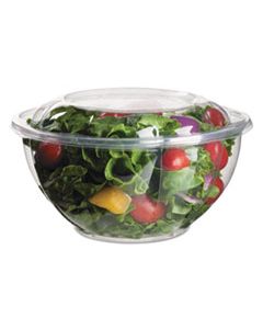 ECOEPSB32 RENEWABLE AND COMPOSTABLE SALAD BOWLS WITH LIDS - 32 OZ, 50/PACK, 3 PACKS/CARTON