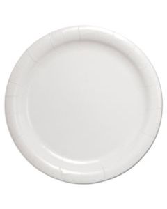 SCCHP9S BARE ECO-FORWARD CLAY-COATED PAPER DINNERWARE, PLATE, 9" DIAMETER, WHITE