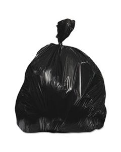 LOW DENSITY ECONOMY ECOSAC, 33 GAL, 1 MIL, 33" X 39", BLACK, 150/CARTON