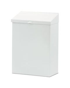 HOSND1W FEMININE HYGIENE WASTE RECEPTACLE, METAL, WHITE