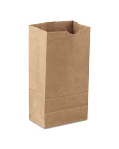 BAGGX2 GROCERY PAPER BAGS, 50 LBS CAPACITY, #2, 4.31"W X 2.44"D X 7.88"H, KRAFT, 3,000 BAGS