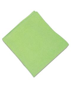 BWKMFKG MICROFIBER CLEANING CLOTHS,16 X 16, GREEN, 12/CARTON