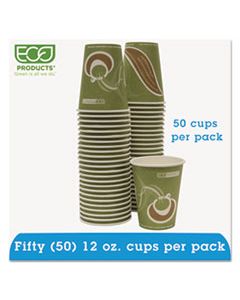 ECOEPBRHC12EWPK EVOLUTION WORLD 24% RECYCLED CONTENT HOT CUPS CONVENIENCE PACK, 12 OZ, 50/PACK