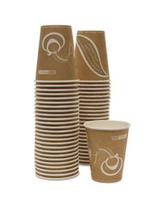 ECOEPBRHC8EWPK EVOLUTION WORLD 24% RECYCLED CONTENT HOT CUPS CONVENIENCE PACK - 8OZ., 50/PK