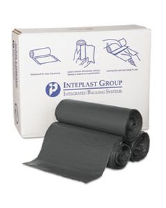 IBSS366022K HIGH-DENSITY COMMERCIAL CAN LINERS, 55 GAL, 0.87 MIL, 36" X 60", BLACK, 150/CARTON