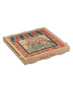 ARV9184314 CORRUGATED PIZZA BOXES, KRAFT, 18 X 18, 50/CARTON