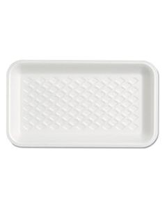 GNPW1017S SUPERMARKET TRAY, FOAM, WHITE, 8-1/4X4-3/4X5/8, 125/BAG