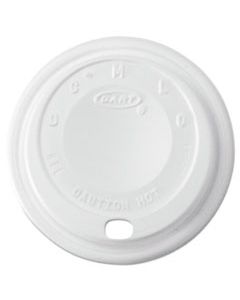 DCC8EL CAPPUCCINO DOME SIPPER LIDS, FITS 8 OZ TO 10 OZ CUPS, WHITE, 1,000/CARTON