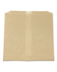 HOS6802W WAXED NAPKIN RECEPTACLE LINERS, 8.5" X 8", BROWN, 500/CARTON