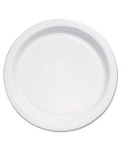 SCCMP6B BARE ECO-FORWARD CLAY-COATED PAPER PLATE,6"DIA, WHITE/BROWN/GREEN, 1000/CARTON