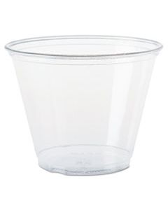 DCCTP9R ULTRA CLEAR PET CUPS, 9 OZ, SQUAT, 50/BAG, 20 BAGS/CARTON