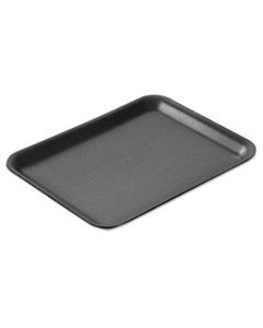 GNP4DBK SUPERMARKET TRAYS, BLACK, FOAM, 9 1/4 X 7 1/4 X 1 1/8, 125/BAG, 4 BAGS/CARTON