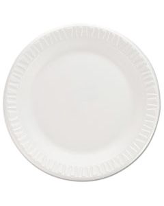 DCC7PWCR NON-LAMINATED FOAM DINNERWARE, PLATES, 7"DIAMETER, WHITE,125/PACK,8/CARTON