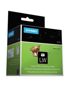 DYM30256 LABELWRITER SHIPPING LABELS, 2.31" X 4", WHITE, 300 LABELS/ROLL