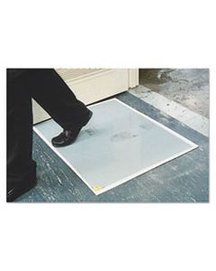 CWNWCRPLPAD WALK-N-CLEAN DIRT GRABBER MAT 60-SHEET REFILL PAD, 30 X 24, GRAY