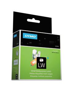 DYM30336 LABELWRITER MULTIPURPOSE LABELS, 1" X 2.12", WHITE, 500 LABELS/ROLL