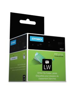 DYM30327 LABELWRITER 1-UP FILE FOLDER LABELS, 0.56" X 3.43", WHITE, 130/ROLL, 2 ROLLS/PACK