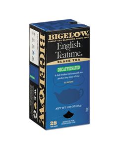 BTC10357 SINGLE FLAVOR TEA DECAF, ENGLISH TEATIME, 28/BOX