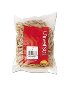 UNV00433 RUBBER BANDS, SIZE 33, 0.04" GAUGE, BEIGE, 4 OZ BOX, 160/PACK