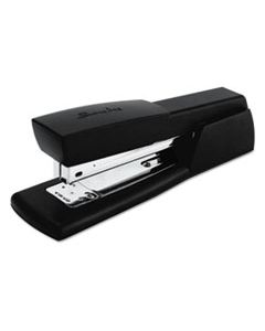 SWI40701 LIGHT-DUTY FULL STRIP DESK STAPLER, 20-SHEET CAPACITY, BLACK