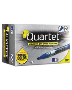 QRT50013M ENDURAGLIDEDRY ERASE MARKER, BROAD CHISEL TIP, BLUE, DOZEN