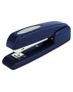 SWI74729 747 BUSINESS FULL STRIP DESK STAPLER, 25-SHEET CAPACITY, ROYAL BLUE