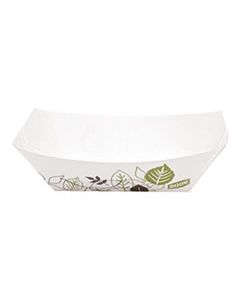 DXEKL50PATH KANT LEEK POLYCOATED PAPER FOOD TRAY, 3 3/4 X 1 2/5 X 5 3/10, PATHWAYS, 1000/CTN