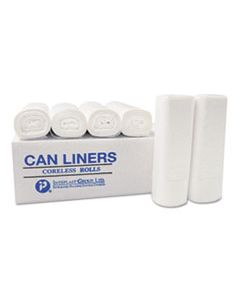 IBSEC202306N HIGH-DENSITY COMMERCIAL CAN LINERS, 7 GAL, 6 MICRONS, 20" X 22", CLEAR, 2,000/CARTON