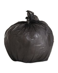 BWK1717L LOW-DENSITY WASTE CAN LINERS, 4 GAL, 0.35 MIL, 17" X 17", BLACK, 1,000/CARTON