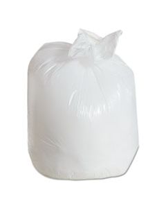 ESXST60 LOW DENSITY CAN LINERS, 60 GAL, 0.8 MIL, 38" X 58", WHITE, 100/CARTON