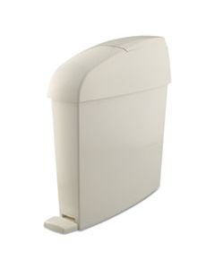 RCP750243 SANITARY BIN, RECTANGULAR, PLASTIC, 3 GAL, WHITE