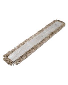 BWK1048 MOP HEAD, DUST, COTTON, 48 X 3, WHITE