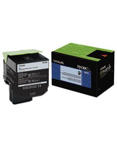 LEX70C1XK0 70C1XK0 RETURN PROGRAM EXTRA HIGH-YIELD TONER, 8000 PAGE-YIELD, BLACK