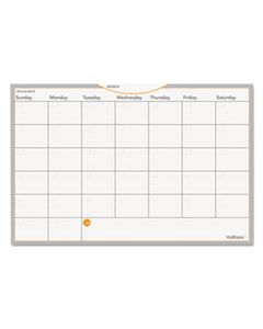 AAGAW402028 WALLMATES SELF-ADHESIVE DRY ERASE MONTHLY PLANNING SURFACE, 18 X 12