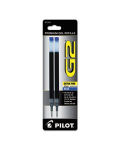 PIL77233 REFILL FOR PILOT GEL PENS, EXTRA-FINE POINT, BLUE INK, 2/PACK