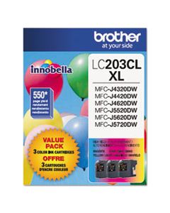 BRTLC2033PKS LC2033PKS INNOBELLA HIGH-YIELD INK, 550 PAGE-YIELD, CYAN/MAGENTA/YELLOW