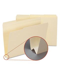 SMD10405 EXPANDABLE HEAVYWEIGHT FILE FOLDERS, 1/3-CUT TABS, LETTER SIZE, MANILA, 50/BOX