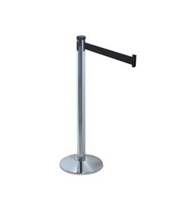 TCO11500 ADJUSTA-TAPE CROWD CONTROL STANCHION POSTS ONLY, NYLON, 40" HIGH, BLACK, 2/BOX