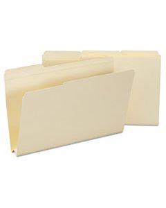 SMD15405 EXPANDABLE HEAVYWEIGHT FILE FOLDERS, 1/3-CUT TABS, LEGAL SIZE, MANILA, 50/BOX