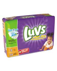 PGC85924 DIAPERS, SIZE 3: 16 LBS TO 28 LBS, 34/PACK, 4 PACK/CARTON