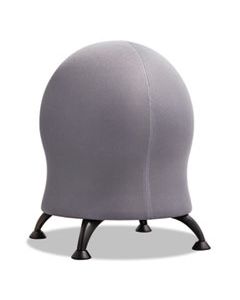 SAF4750GR ZENERGY BALL CHAIR, GRAY SEAT/GRAY BACK, BLACK BASE