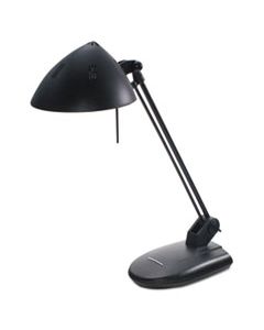 LEDL281MB HIGH-OUTPUT THREE-LEVEL HALOGEN DESK LAMP, 6.75"W X 9"D X 20.25"H, MATTE BLACK