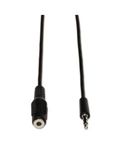 TRPP311006 3.5MM MINI STEREO AUDIO EXTENSION CABLE FOR SPEAKERS AND HEADPHONES (M/F), 6 FT.