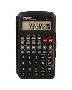 VCT920 920 COMPACT SCIENTIFIC CALCULATOR WITH HINGED CASE,10-DIGIT, LCD
