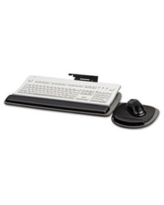 FEL93841 ADJUSTABLE STANDARD KEYBOARD PLATFORM, 20.25W X 11.13D, GRAPHITE/BLACK