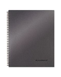 MEA06328 WIREBOUND BUSINESS NOTEBOOK, WIDE/LEGAL RULE, METALLIC TITANIUM, 11 X 9.25, 80 SHEETS