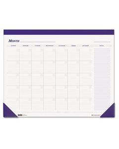 HOD464 NONDATED DESK PAD CALENDAR, 22 X 17, BLUE