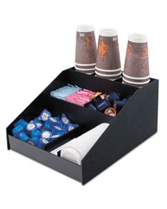 VRTVFCC1200 HORIZONTAL CONDIMENT ORGANIZER, 12W X 16D X 7 1/2H, BLACK