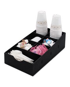 VRTVFCC169 CONDIMENT CADDY, 8.75W X 16D X 5.25H, BLACK