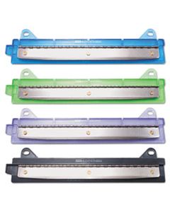AVTMCG600AS 6-SHEET BINDER THREE-HOLE PUNCH, 1/4" HOLES, ASSORTED COLORS